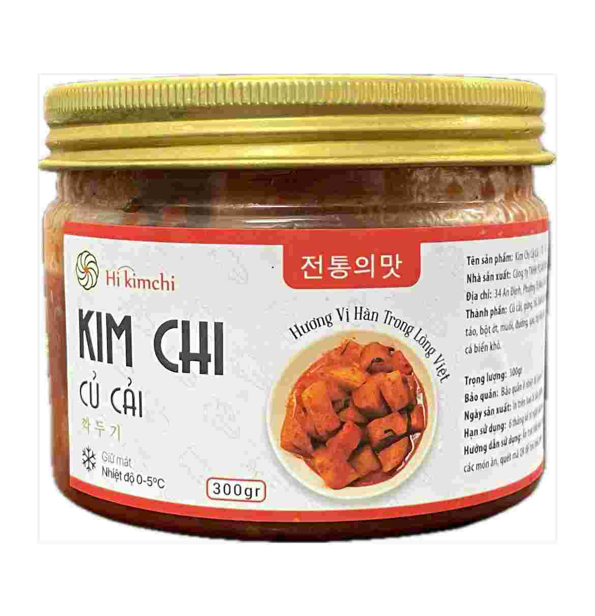 Kimchi củ cải đỏ   300g